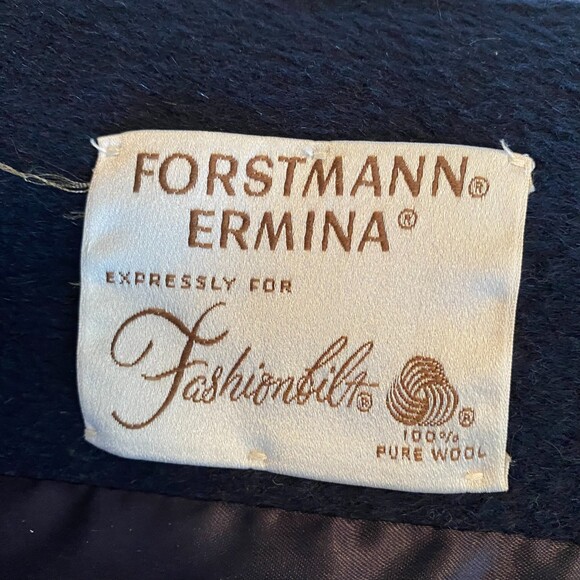 Vintage Pure Wool Trench Coat Forstmann x Ermina for Fashionbilt USA Size S - Picture 9 of 15